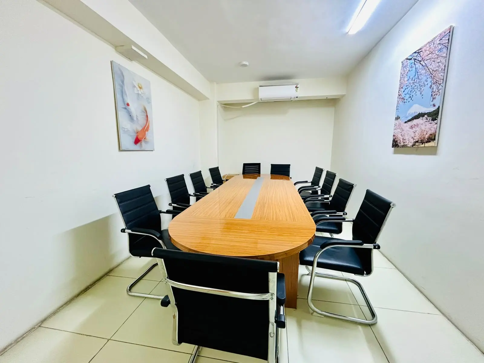 Meeting room at the Akshara office